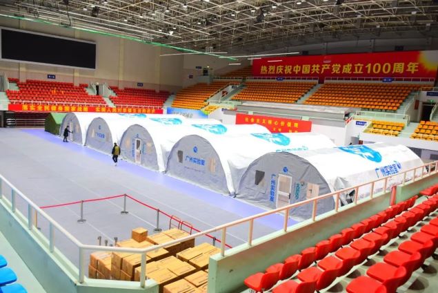 五舱一体“猎鹰号”气膜实验室在银川体育馆投用.jpg